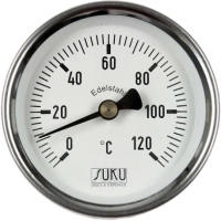 Bimetál hőmérő, átmérő 63 mm