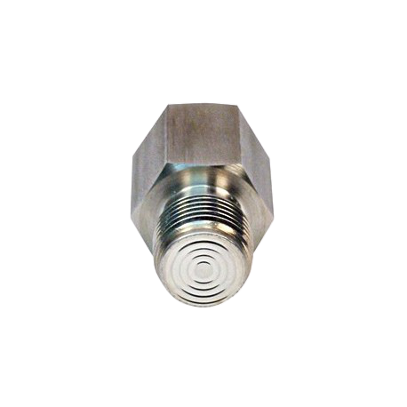 Nyomásközlő frontsíkú leválasztó membránnal